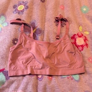 Fabletics Dusty Rose Wireless Bralette